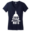 deez nuts for president 2016 Women's V-Neck T-Shirt
