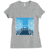 Winter (a214) Ladies Fitted T-Shirt