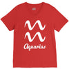aquarius zodiac V-Neck Tee