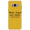 funny t shirt never argue with idiots they drag you down to their leve Samsung Galaxy S8 Plus