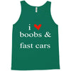 boobs &amp; fast cars Tank Top