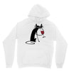 cat and wine Unisex Hoodie