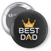 The Best Dad Pin-back button