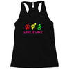 love is love Racerback Tank