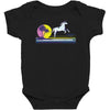 unicorn beach Baby Bodysuit