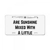 September Girls License Plate
