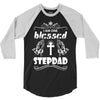 I Am One Blessed Stepdad 3/4 Sleeve Shirt