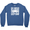space alien qr code Crewneck Sweatshirt