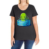 call of the kiddie pool Ladies Curvy T-Shirt
