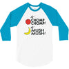 a'chomp chomp! 3/4 Sleeve Shirt
