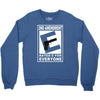 second amendment rated e for everyone Crewneck Sweatshirt
