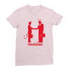 handshake Ladies Fitted T-Shirt