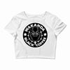 wakanda black coffee Crop Top