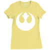 rebel alliance sticker vinyl decal star wars   car window wall decor Ladies Fitted T-Shirt