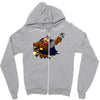 just a viking and his horse Zipper Hoodie