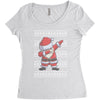 ugly santa dabbing Women's Triblend Scoop T-shirt