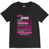 quens are born in june V-Neck Tee
