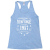 original parts vintage established 1957 perfectly aged Racerback Tank