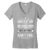 And 8th Day God Look Down So God Made A Aries Girl Women's V-Neck T-Shirt