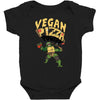 vegan pizza power Baby Bodysuit