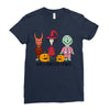 Hallowentown Lock Shock And Barrell Ladies Fitted T-Shirt
