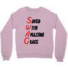 saved with amazing grace Crewneck Sweatshirt