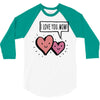 i love you mom 3/4 Sleeve Shirt