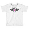 angel wing believe breast cancer Toddler T-shirt