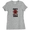 big brother is watching you party Ladies Fitted T-Shirt
