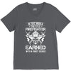 The Title Firefighter Not Earned From Fancy Degree V-Neck Tee