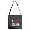 i heart leonard Adjustable Strap Totes