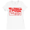 millennium pizza Ladies Fitted T-Shirt