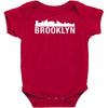 brooklyn city skyline silhouette Baby Bodysuit