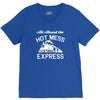 all aboard hot mess express train V-Neck Tee