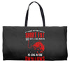 short and fat Weekender Totes