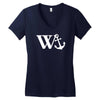 w anchor mens funny offensive Women's V-Neck T-Shirt