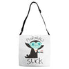 morning suck Adjustable Strap Totes