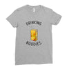 Drinking Buddies Juice Ladies Fitted T-Shirt