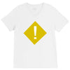warning V-Neck Tee