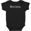 watson md   detective sherlock holmes house doctor tv show logo gift t Baby Bodysuit
