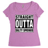 straight outta salty springs Women's Triblend Scoop T-shirt