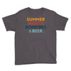 Summer Night Bonfires Beer Youth Tee