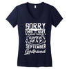 This Guy Is Taken By A Super Sexy September Girlfriend Women's V-Neck T-Shirt