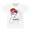 girl power survivor breast cancer All Over Men's T-shirt
