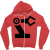black robot Zipper Hoodie