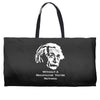 without a moustache einstein proud hirsute mustachioed grooming Weekender Totes