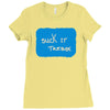 suck it trebek Ladies Fitted T-Shirt
