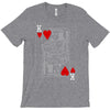 king of hearts playing card T-Shirt