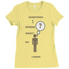 moment of thought Ladies Fitted T-Shirt
