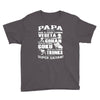 papa super saiyan vegeta Youth Tee